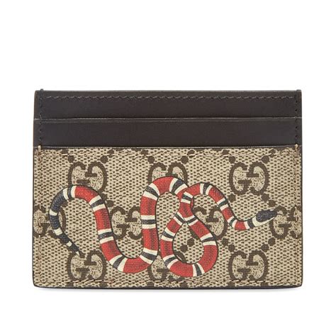 gucci card hilder price|Gucci card holder with snake.